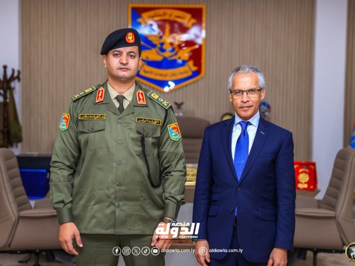 رئيس أركان الوحدات الأمنية يستقبل سفير فرنسا لدى ليبيا