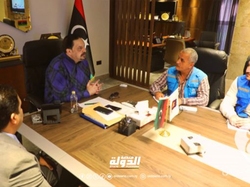 رئيس جهاز مكافحة الهجرة غير الشرعية يجتمع مع منظمات دولية