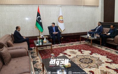 العقوري يبحث مع القنصل المصري تسهيل إجراءات سفر المواطنين الليبيين إلى دولة مصر