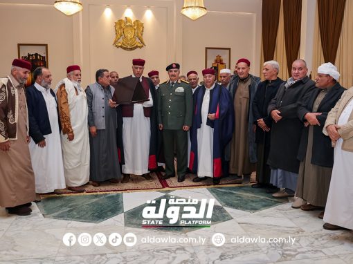 القائد العام يؤكد على أهمية دور القبائل الليبية في تحقيق المصالحة الوطنية.