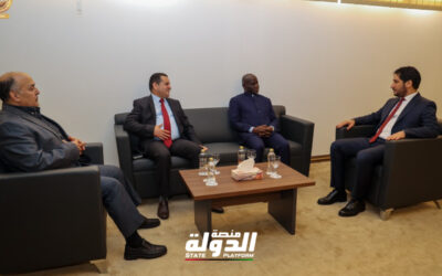 النائب الثاني لرئيس مجلس النواب ووزير الخارجية يبحثان مع سفير غينيا بيساو سُبل تعزيز العلاقات بين البلدين