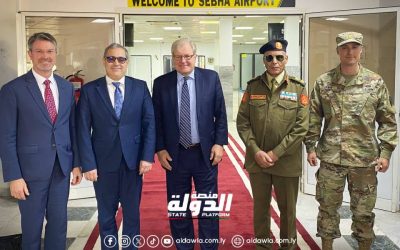 نورلاند يؤكد من سبها دعم الجهود الرامية لتحقيق الاستقرار و الازدهار في ليبيا 