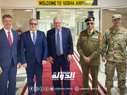 نورلاند يؤكد من سبها دعم الجهود الرامية لتحقيق الاستقرار و الازدهار في ليبيا 