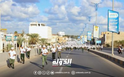 القيادة العامة تنظم النسخة السابعة من مسابقة اختراق الضاحية لمنتسبيها بشوارع مدينة بنغازي
