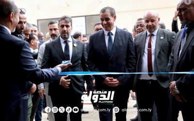 نائب رئيس الوزراء يفتتح فعاليات معرض بنغازي الدولي للنفط والغاز والطاقة.