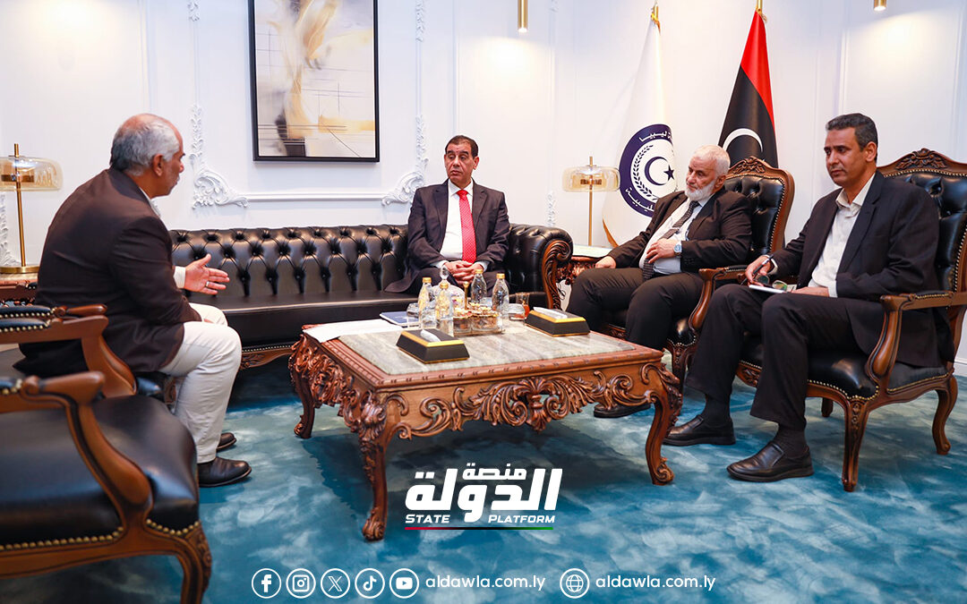 نائب رئيس الحكومة الليبية يتابع أزمة نقص المياه في مدينة المرج وضواحيها