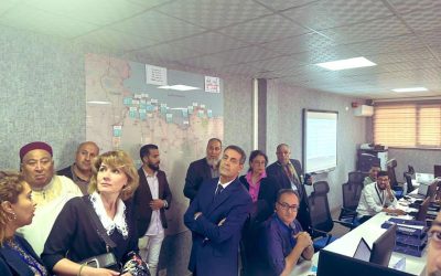 خوري والسايح يزوران غرفة العمليات المركزية التابعة للمفوضية