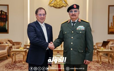 القائد العام يبحث مع سفير جمهورية روسيا الاتحادية آخر التطورات السياسية في ليبيا