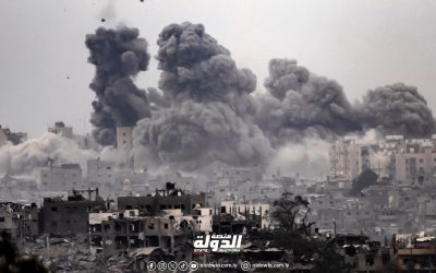 الكيان الصهيوني يستهدف مخيمي في غزة بغارات جوية