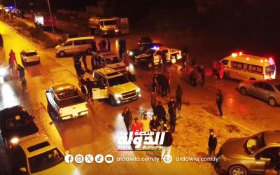 إخلاء منازل وإخراج عالقين جراء السيول في بوجرار