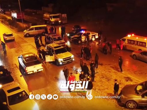 إخلاء منازل وإخراج عالقين جراء السيول في بوجرار