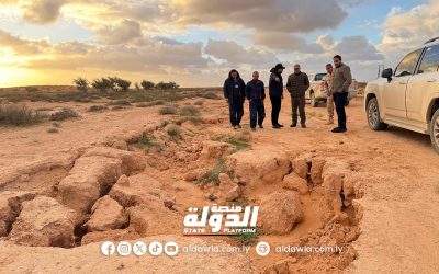 رئيس جهاز النهر الصناعي يتابع أعمال الصيانة في موقع سرت