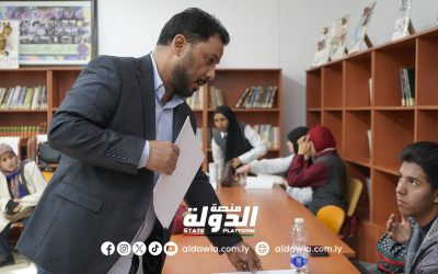 وحدة النشاط المدرسي تنظم مسابقة اللغة العربية والقراءة الحرة