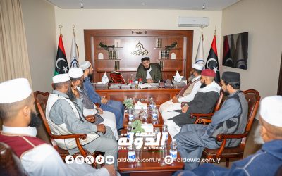 رئيس هيئة الأوقاف يتابع سير العمل بمكتب أوقاف الجفرة وسبل تطويره