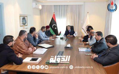 بن قدارة يبحث حل الصعوبات التي تواجه موظفي القطاع النفطي