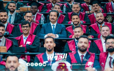 الصديق حفتر يشارك في حفل تخريج الدفعة 46 من طلبة الطب البشري بجامعة بنغازي