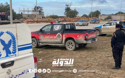 الحرس البلدي والبحث الجنائي ينفذان حملة لإزالة العشوائيات في منطقة بنينا
