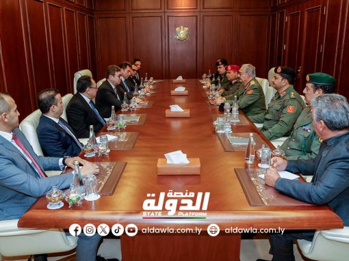 القائد العام يناقش مع رئيس المخابرات المصرية آخر التطورات الاقليمية والمحلية