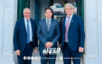 العقوري يبحث مع سفارة ألمانيا في طرابلس سبل التعاون في مجال التحول للديمقراطية