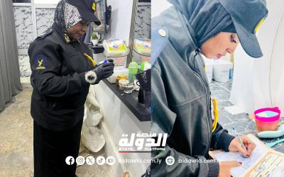 الحرس البلدي بنغازي ينفذ حملة تفتيشية على الأنشطة النسائية