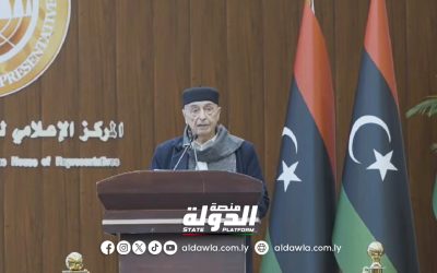 رئيس مجلس النواب: نؤمن إيمانا كاملا بأن الانتخابات هي حل الأزمة الليبية