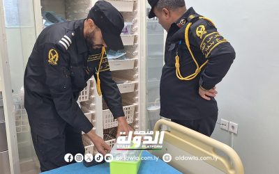 دوريات الحرس البلدي تجري حملة تفتيشية على الأنشطة الطبية في بنغازي
