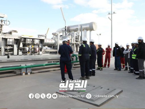 شركة الهروج تدشّن منظومة متطورة لقياس تدفق النفط في حقل آمال