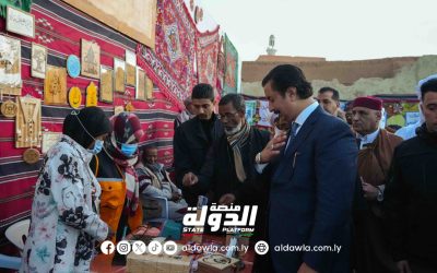 الصديق حفتر يؤكد على أهمية الموروث الثقافي خلال مشاركته في مهرجان غات السياحي