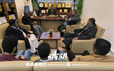وزير الشؤون الاجتماعية يناقش العراقيل التي تواجه فئة الكفيف بالجنوب الليبي