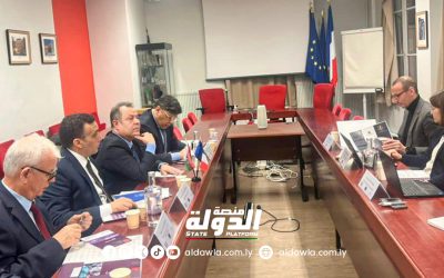 الصور يبحث مع مدرسة القضاء الفرنسية في باريس سبل تنظيم مركز البحوث الجنائية