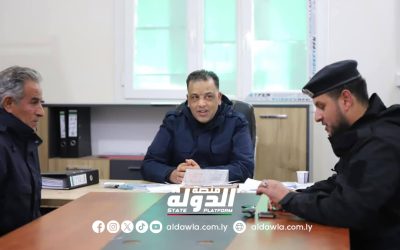 مدير أمن أجدابيا يناقش الاستعدادات الواجب اتخاذها لمواجهة تقلبات الأحوال الجوية في البريقة