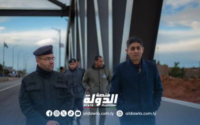 مدير أمن درنة يجري جولة تفتيشية على التمركزات الأمنية في المدينة