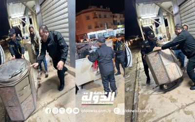 وحدة المخابز بجهاز الحرس البلدي تنفذ حملة تفتيشية تستهدف المخالفين للفضاء العام