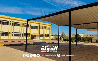 الجهاز الوطني للتنمية يعلن انتهاء أجزاء كبيرة من أعمال صيانة مدرسة الرازي في سبها