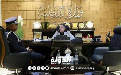 وزير الداخلية يأذن بانطلاق دورة تدريبية بمعهد تدريب الشرطة في سبها