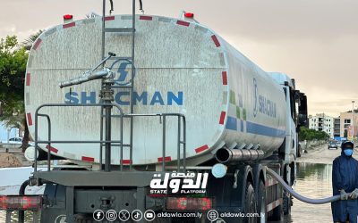 الجهاز الوطني للتنمية يقدم الدعم لفرق الطوارئ بسرت