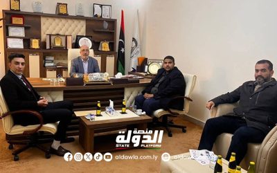 وزارة البيئة تناقش آلية إطلاق حملة تشجير في الجنوب الليبي.