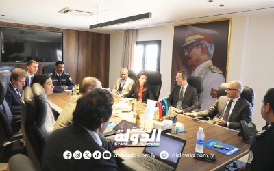 اللواء الخفيفي يبحث سبل تعزيز الشراكة مع الاتحاد الأوروبي في مواجهة ظاهرة الهجرة غير الشرعية