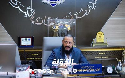 اللواء هويدي يوجه بتوحيد أقسام المرور في بنغازي الكبرى