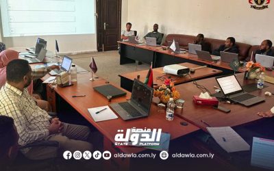 مركز البحوث والجنائية ينظم دورة تدريبية لموظفين هيئة النيابة العامة في سبها.