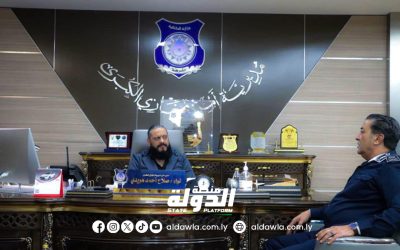 اللواء هويدي يبحث سبل تعزيز التعاون الأمني مع مديرية أمن الكفرة