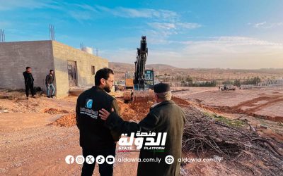 فرق القيادة العامة والوطني للتنمية للإنقاذ والإغاثة تواصل أعمالها في ترهونة والمناطق المتضررة