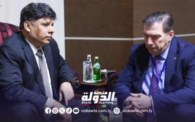 النائب العام يلتقي خبير بريطاني في العدالة الجنائية والتعاون الدولي