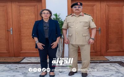 القائد العام يبحث مع ستيفاني خوري سبل تعزيز العملية السياسية في ليبيا