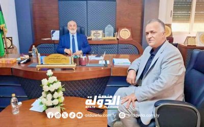 وزير الزراعة يبحث مع وزارة الخدمة المدنية اعتماد الهيكل التنظيمي الجديد للوزارة.