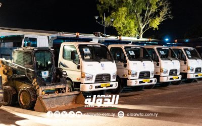 الجهاز الوطني للتنمية يعلن تسيير قافلة دعم وإنقاذ وإغاثة لمدينة ترهونة.