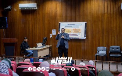 مستشفى الأطفال بنغازي ينظم محاضرات علمية حول أمراض الجهاز التنفسي عند الأطفال.