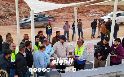 مدير صندوق الإعمار يجري جولة موسعة على مشاريع الإعمار في درنة