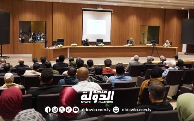 كلية الاقتصاد بجامعة بنغازي تنظم فعاليات المؤتمر السنوي الأول لطلبة الدراسات العليا.