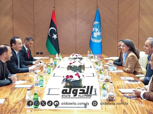 مدير عام صندوق إعمار ليبيا يستقبل نائب المبعوث الخاص للأمين العام للأمم المتحدة.